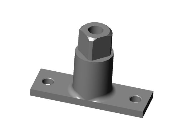 Cluster Head Mounting Flange with Spigot-clamp type mounting